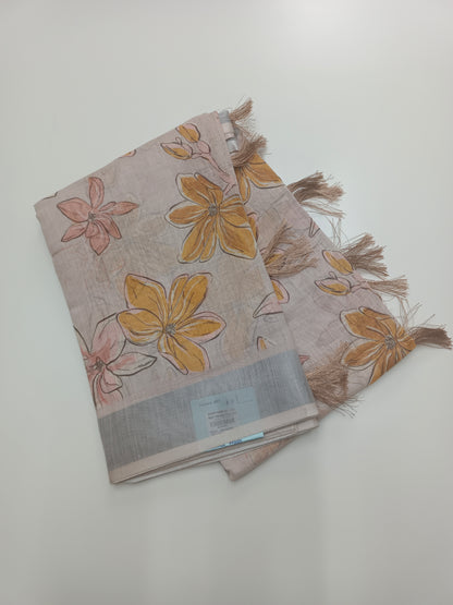 FANCY LENIN COTTON SAREE