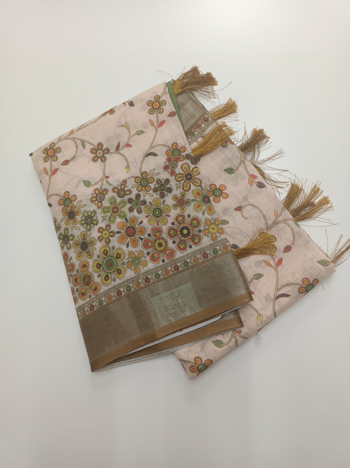 FANCY LENIN COTTON SAREE