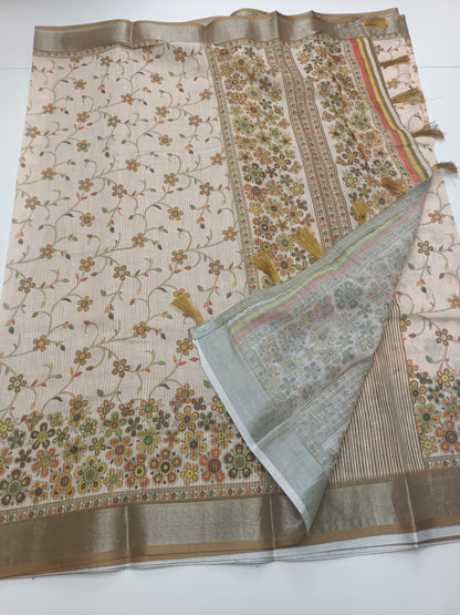 FANCY LENIN COTTON SAREE
