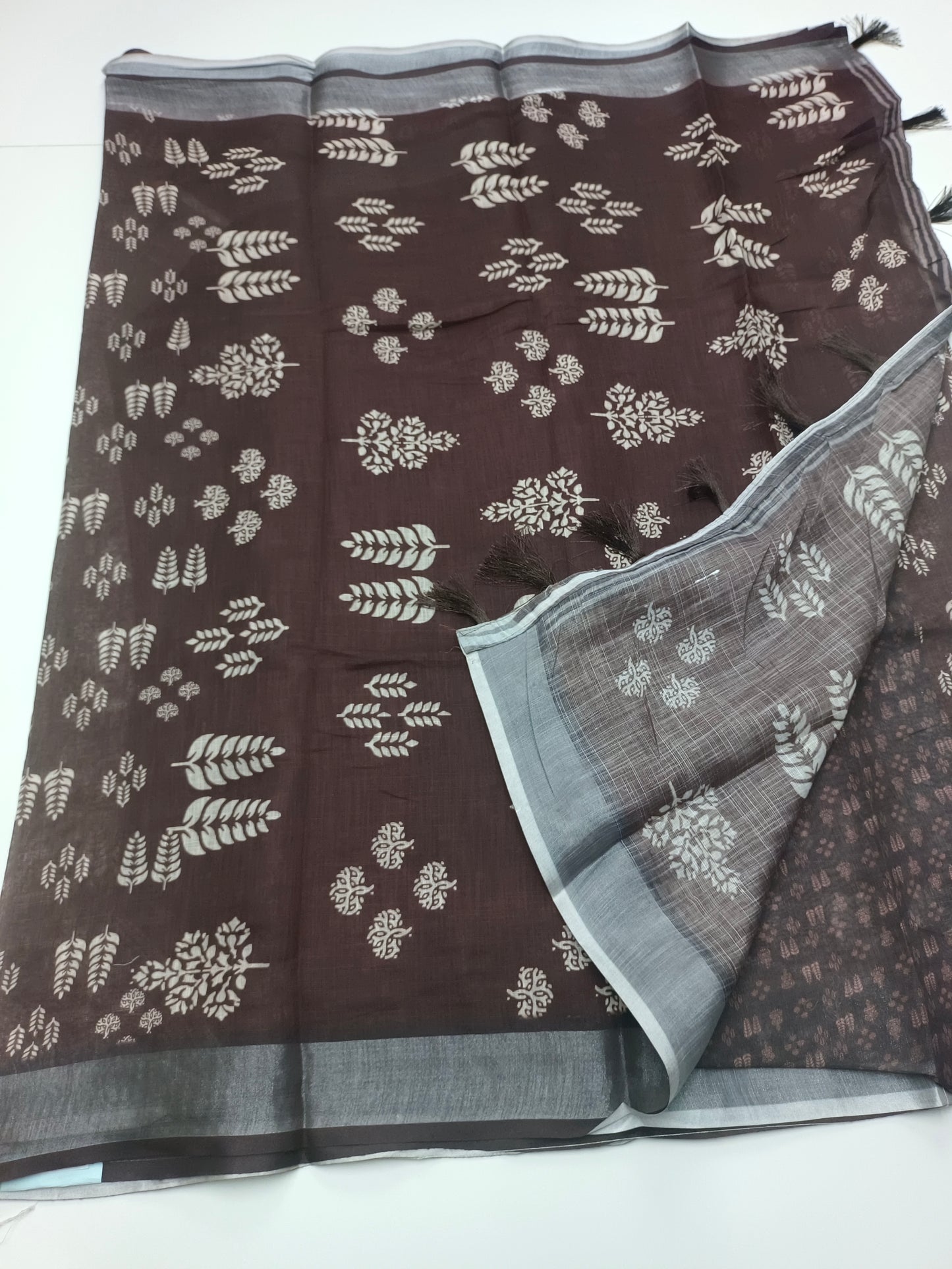 FANCY LENIN COTTON SAREE