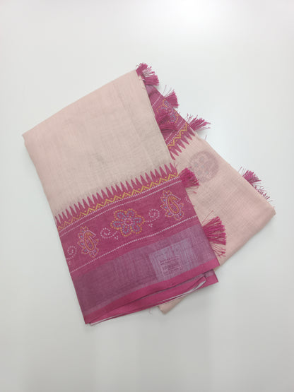 FANCY LENIN COTTON SAREE