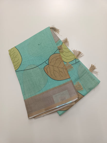FANCY LENIN COTTON SAREE