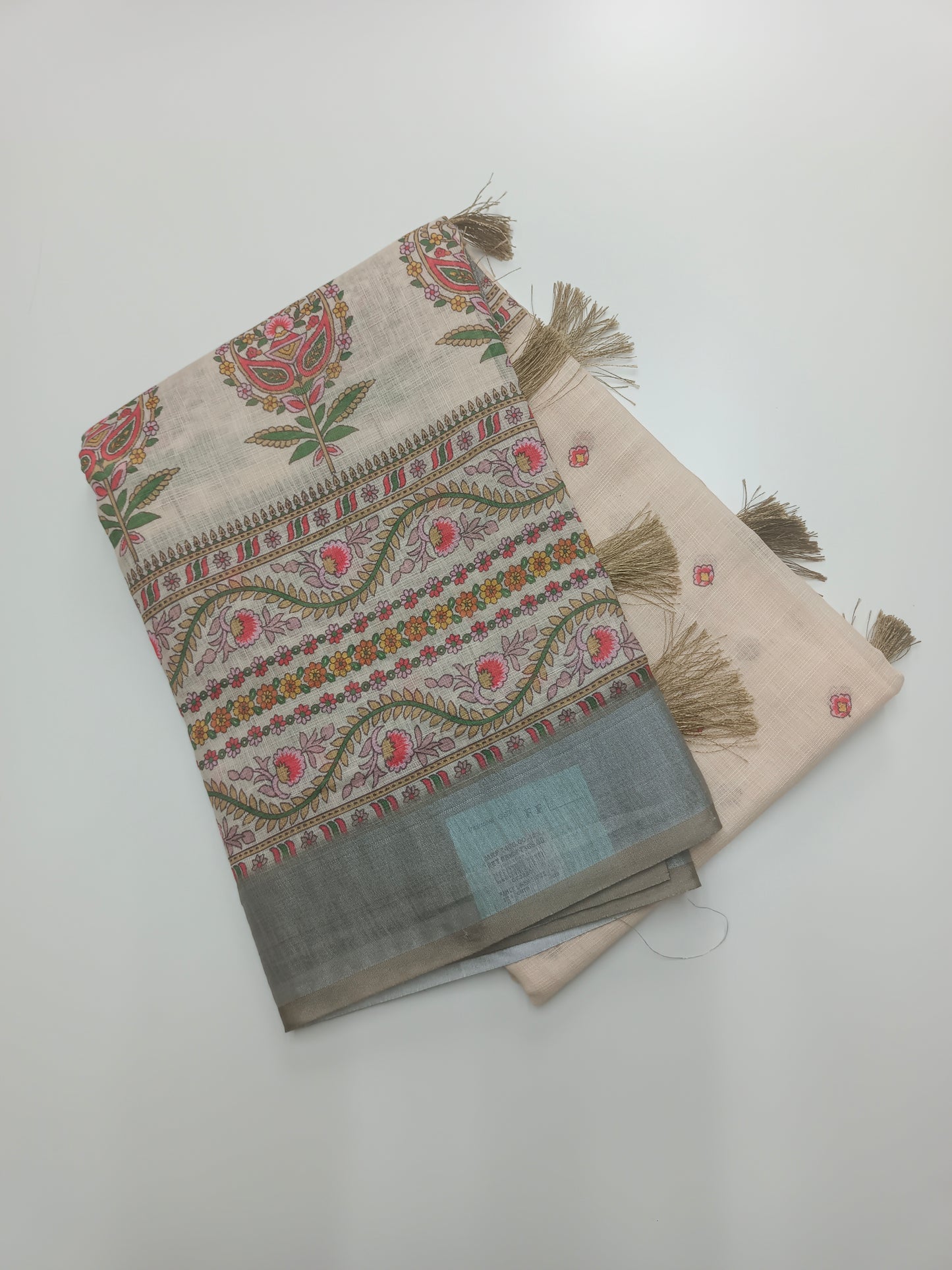 FANCY LENIN COTTON SAREE