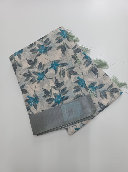 FANCY LENIN COTTON SAREE