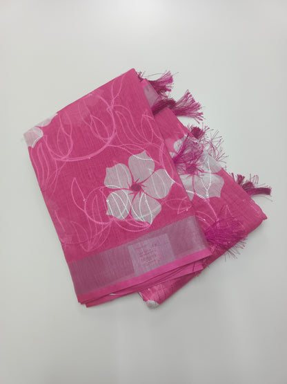 FANCY LENIN COTTON SAREE