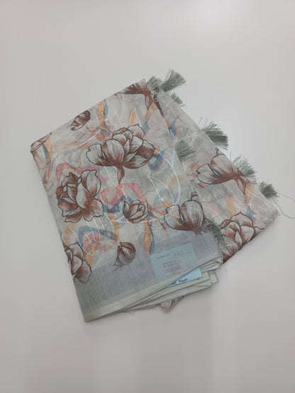 FANCY LENIN COTTON SAREE