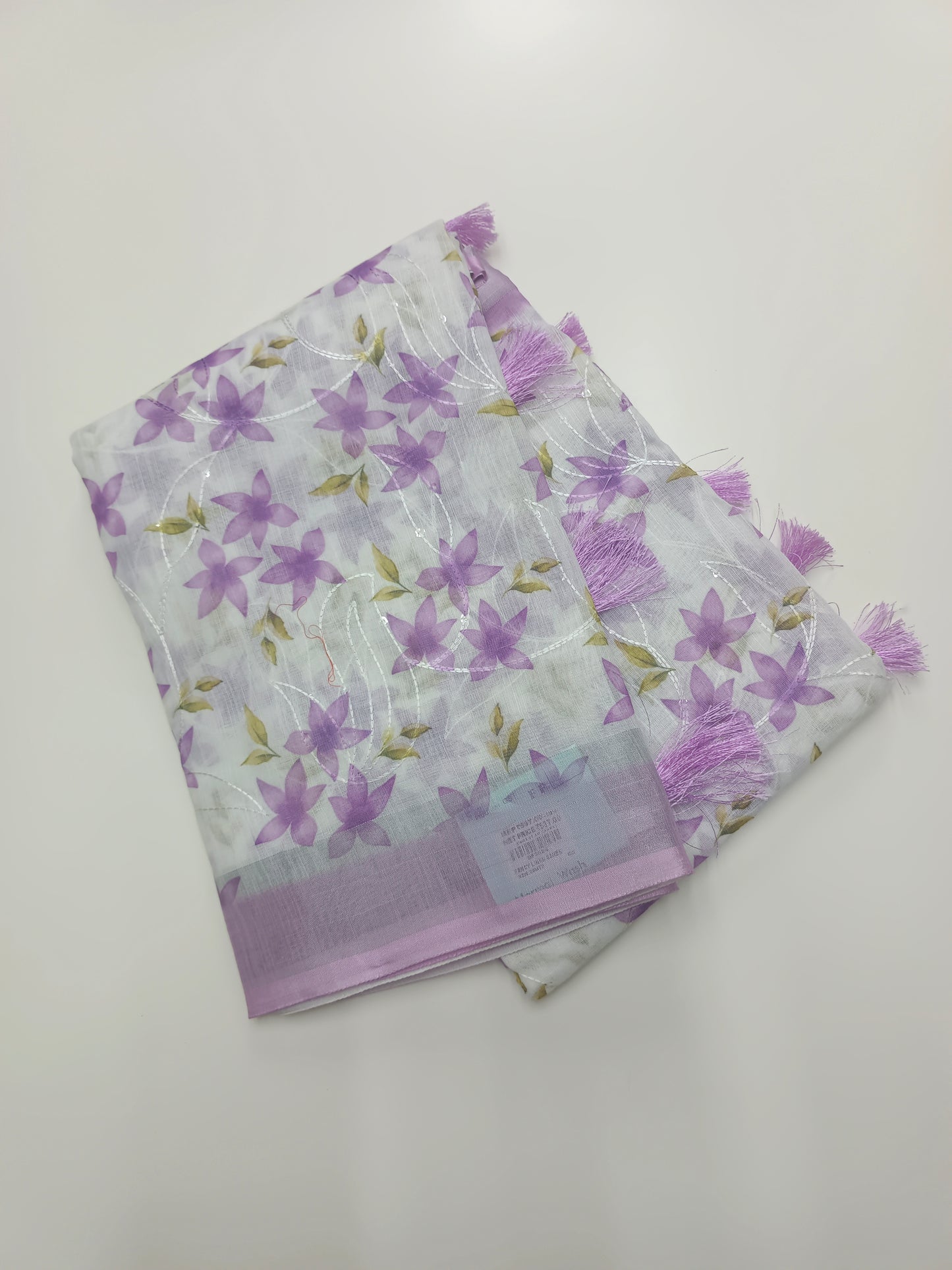 FANCY LENIN COTTON SAREE