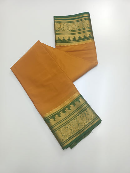 SEMI CREPE SILK SAREE (STAIN PROOF )