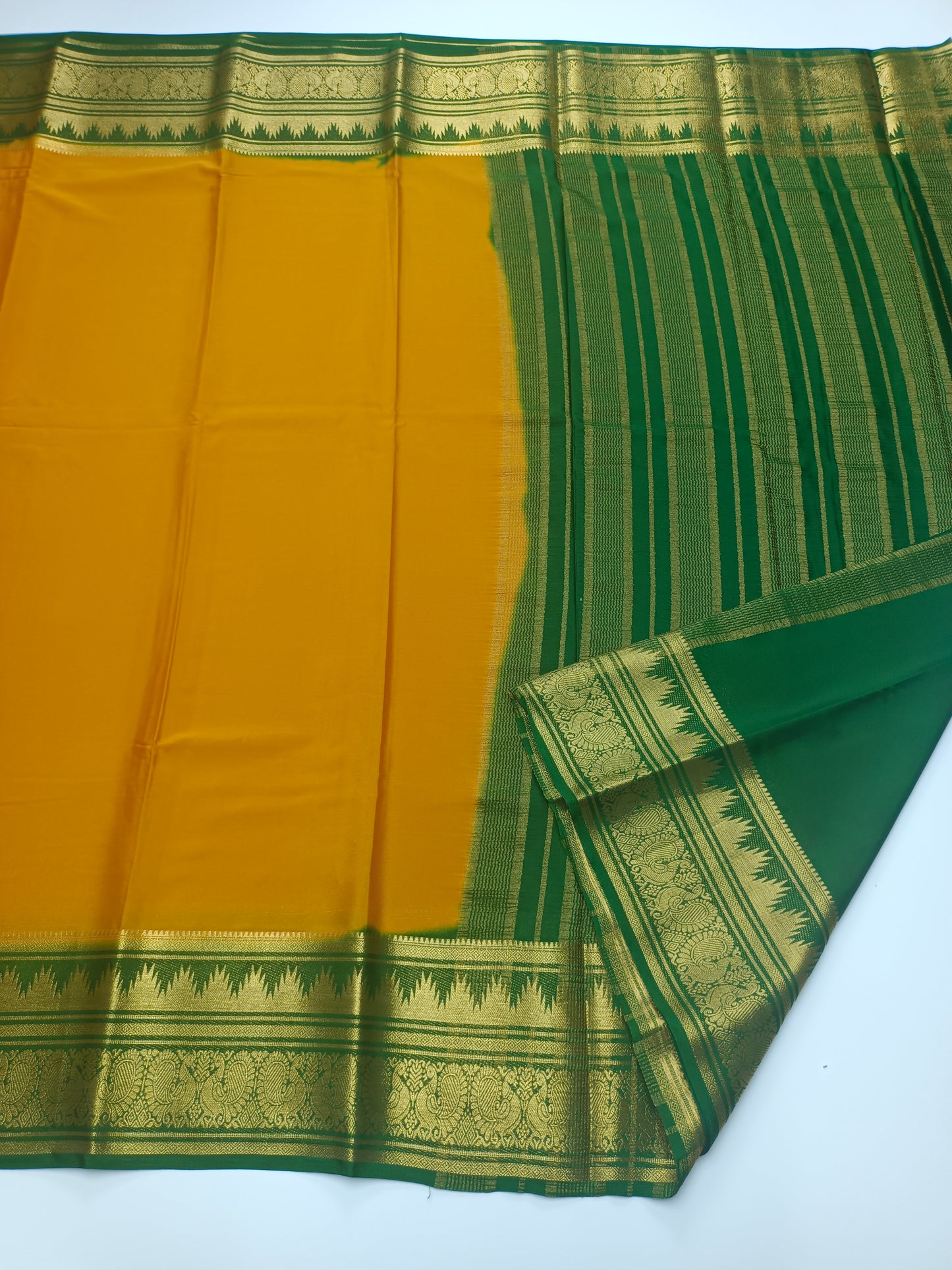 SEMI CREPE SILK SAREE (STAIN PROOF )