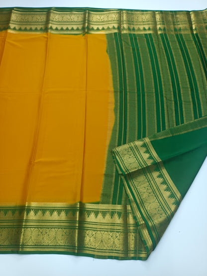 SEMI CREPE SILK SAREE (STAIN PROOF )