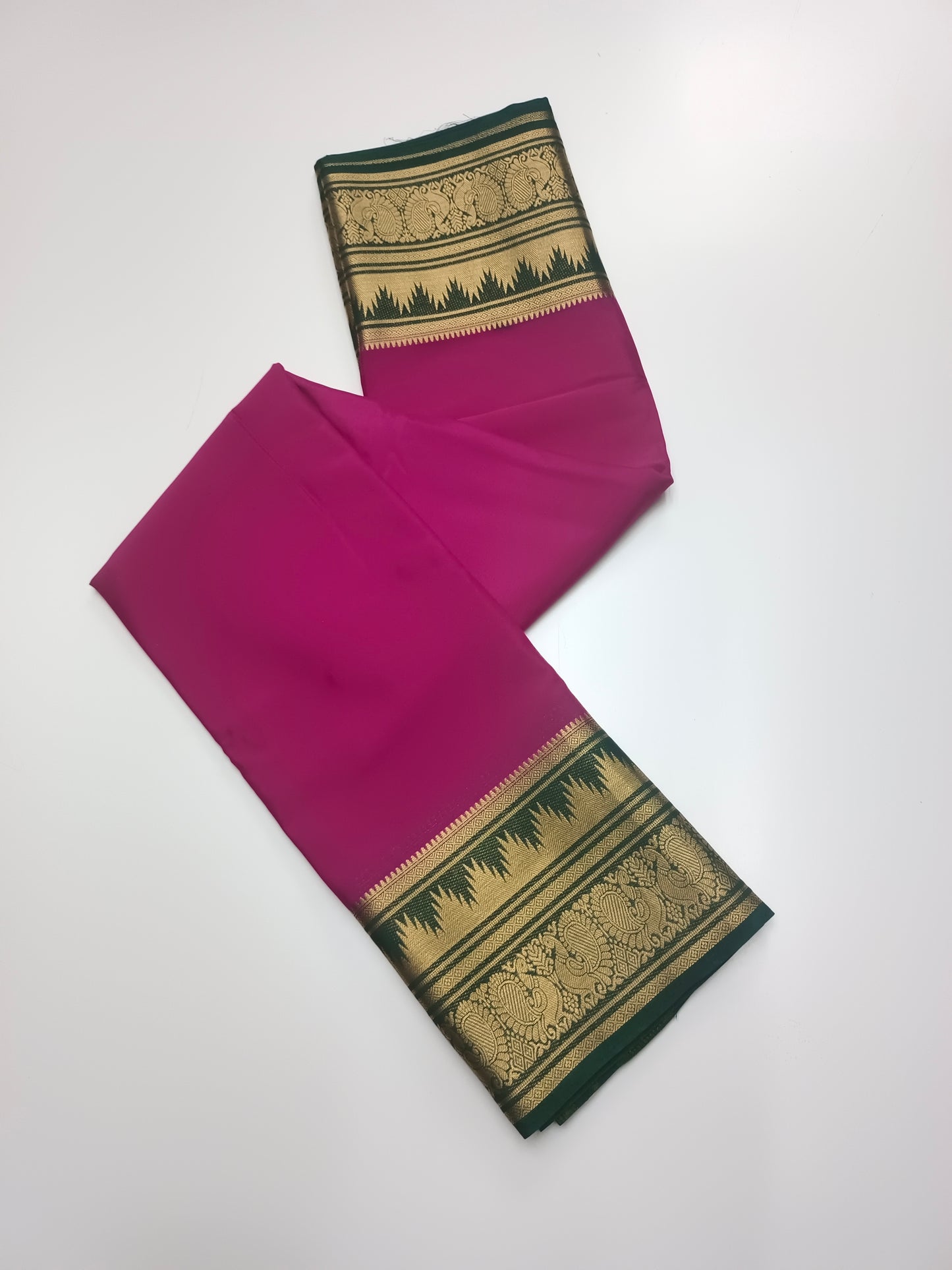 SEMI CREPE SILK SAREE (STAIN PROOF )