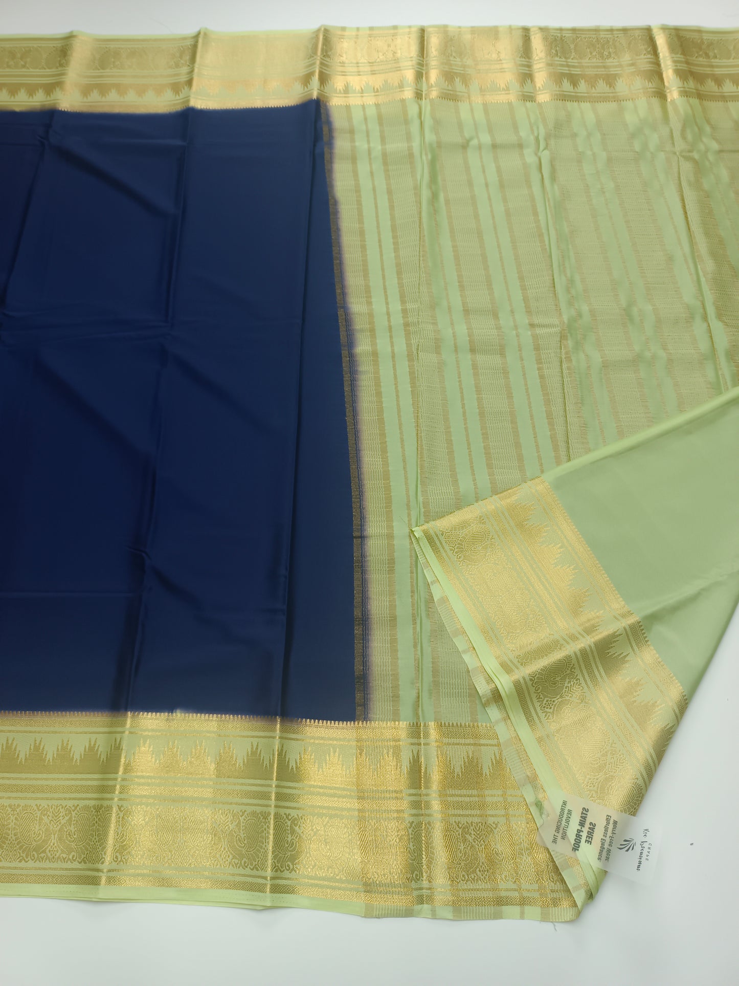 SEMI CREPE SILK SAREE (STAIN PROOF )