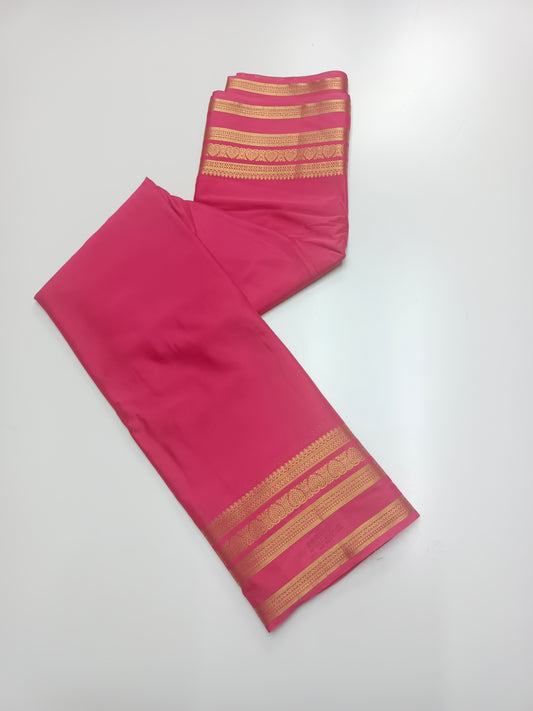 SEMI CREPE SILK SAREE (STAIN PROOF )