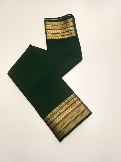 SEMI CREPE SILK SAREE (STAIN PROOF )