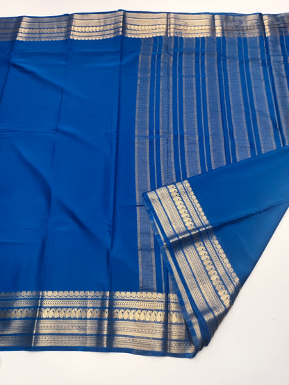 SEMI CREPE SILK SAREE (STAIN PROOF )