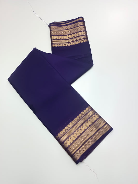 SEMI CREPE SILK SAREE (STAIN PROOF )