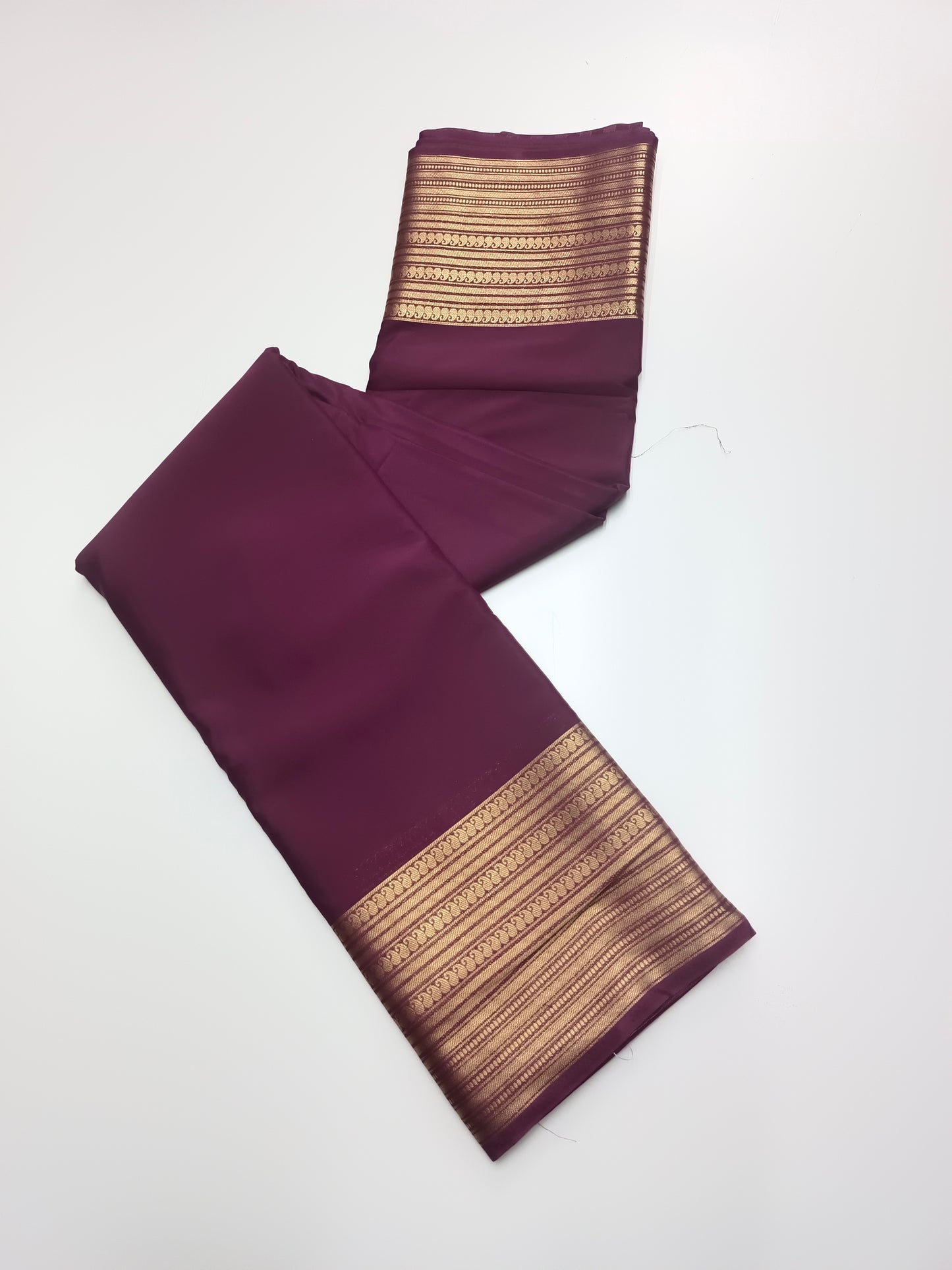 SEMI CREPE SILK SAREE (STAIN PROOF )