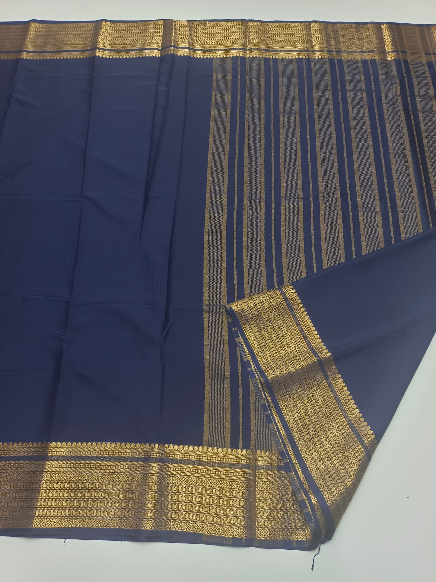 SEMI CREPE SILK SAREE (STAIN PROOF )