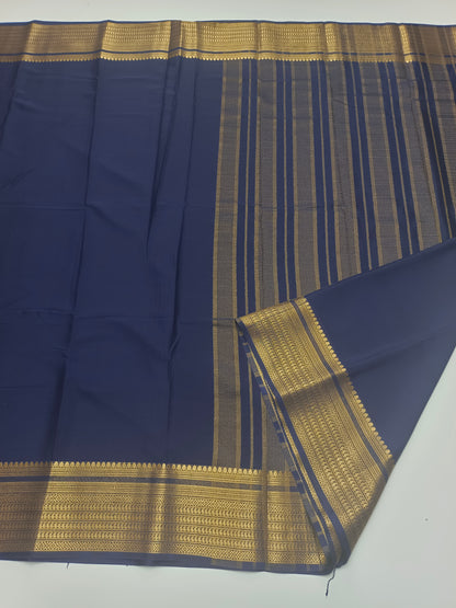 SEMI CREPE SILK SAREE (STAIN PROOF )