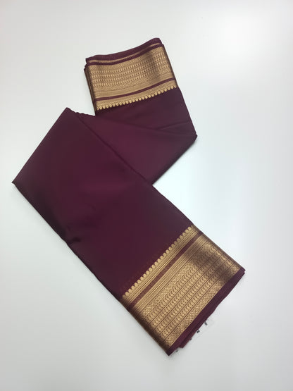 SEMI CREPE SILK SAREE (STAIN PROOF )