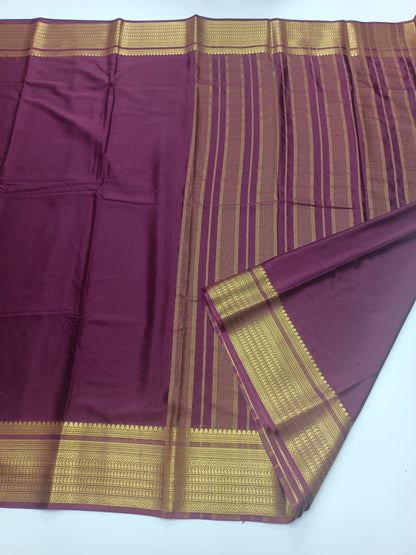 SEMI CREPE SILK SAREE (STAIN PROOF )