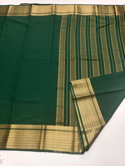SEMI CREPE SILK SAREE (STAIN PROOF )