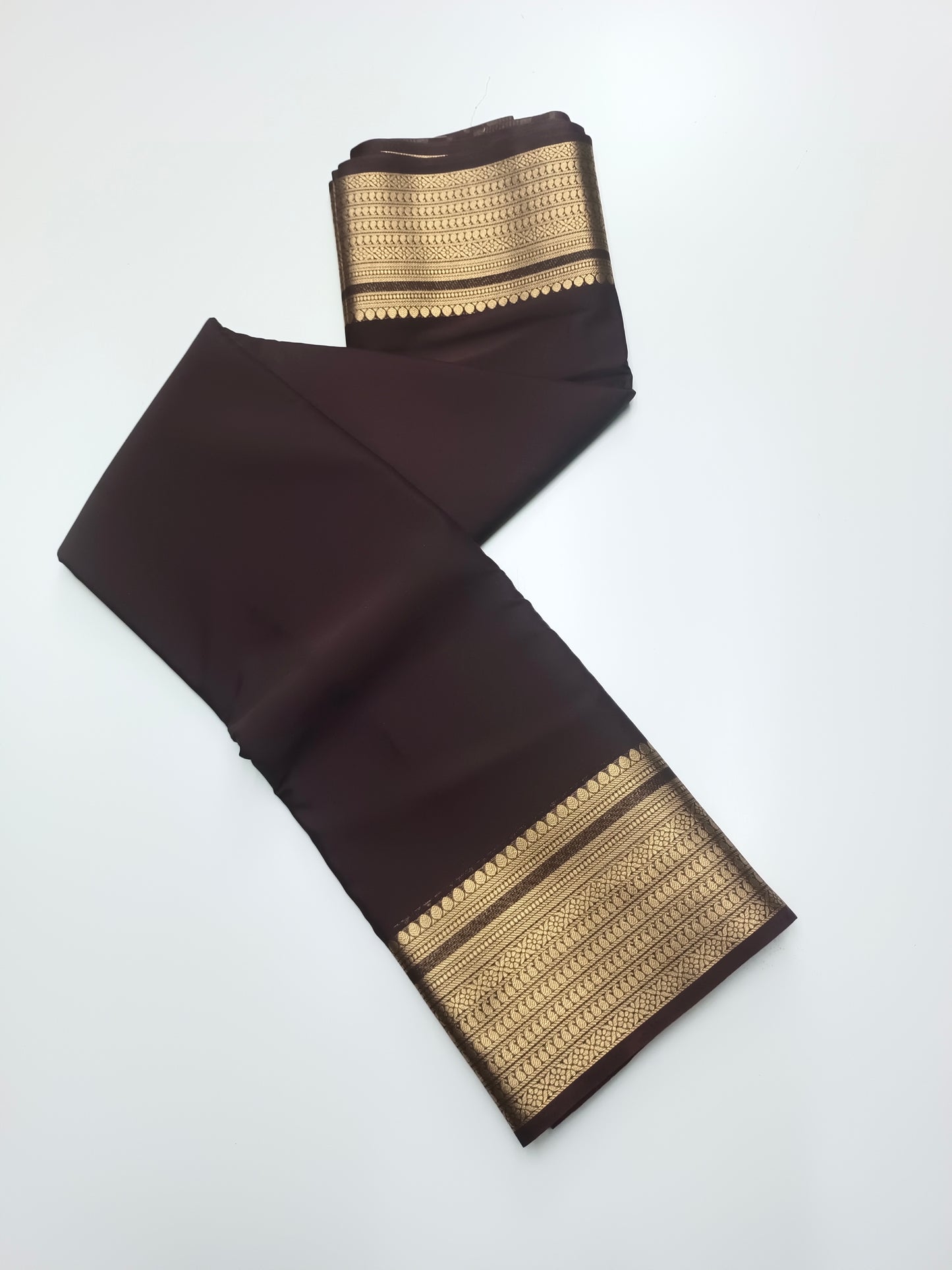 SEMI CREPE SILK SAREE (STAIN PROOF )
