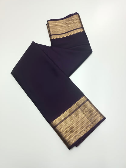 SEMI CREPE SILK SAREE (STAIN PROOF )