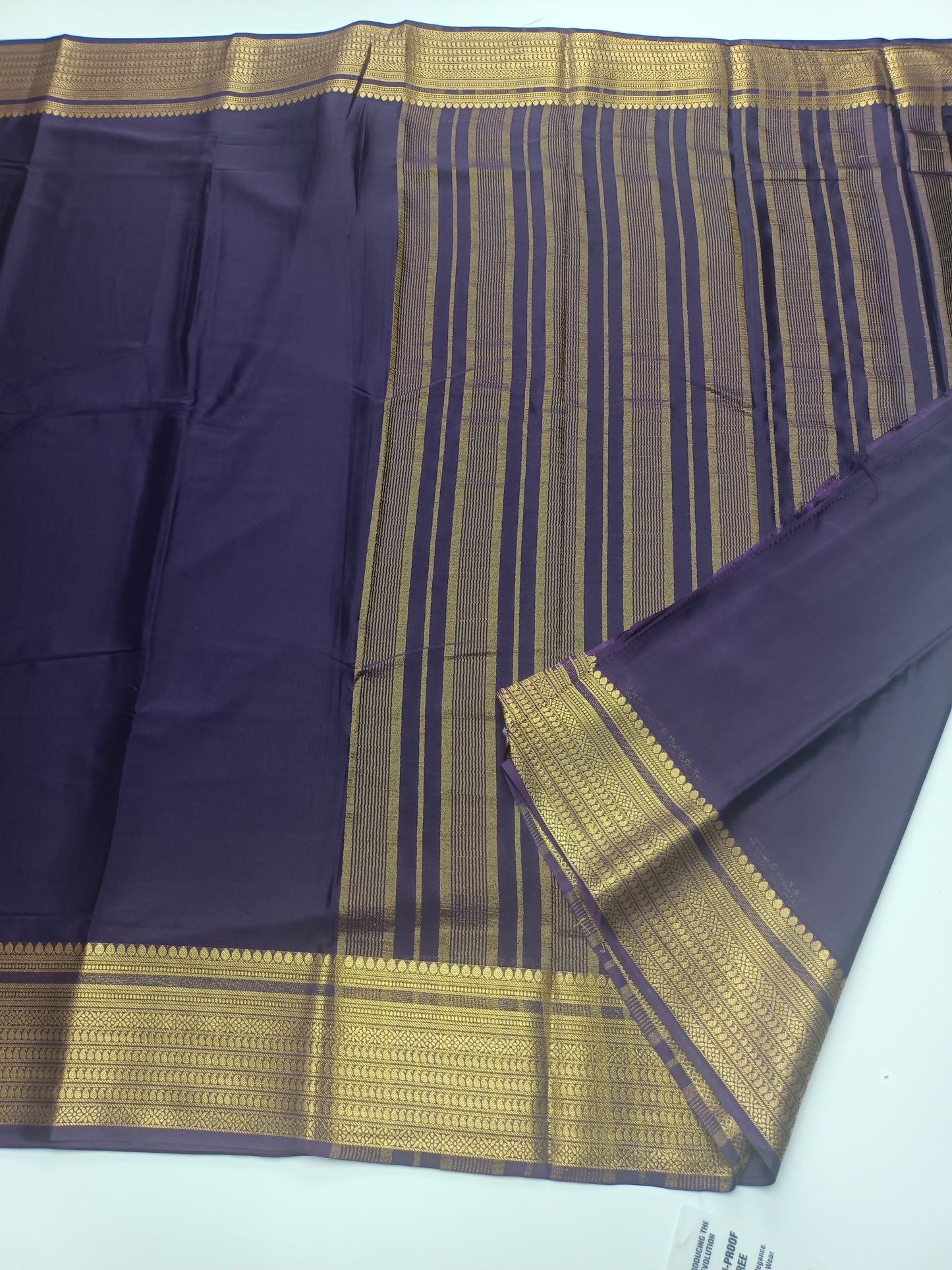 SEMI CREPE SILK SAREE (STAIN PROOF )