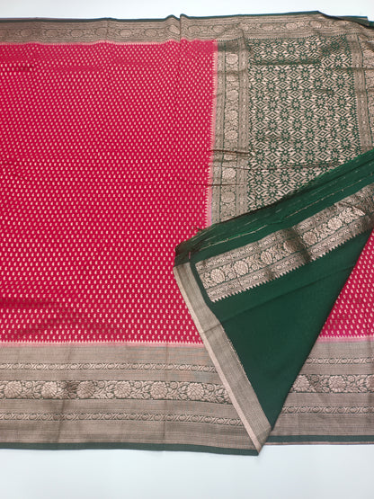 1000 BUTTA FANCY CREPE SAREE