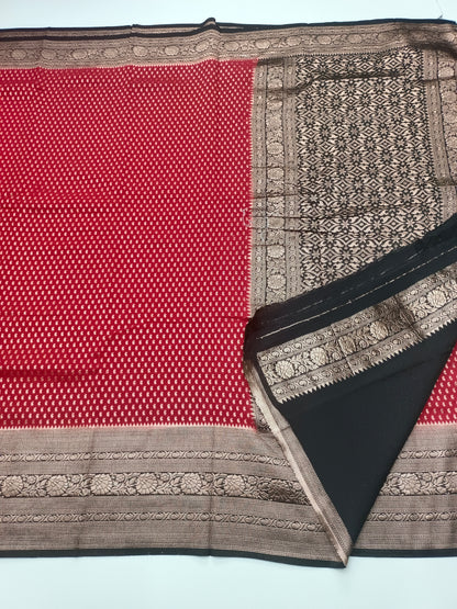 1000 BUTTA FANCY CREPE SAREE