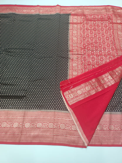 1000 BUTTA FANCY CREPE SAREE