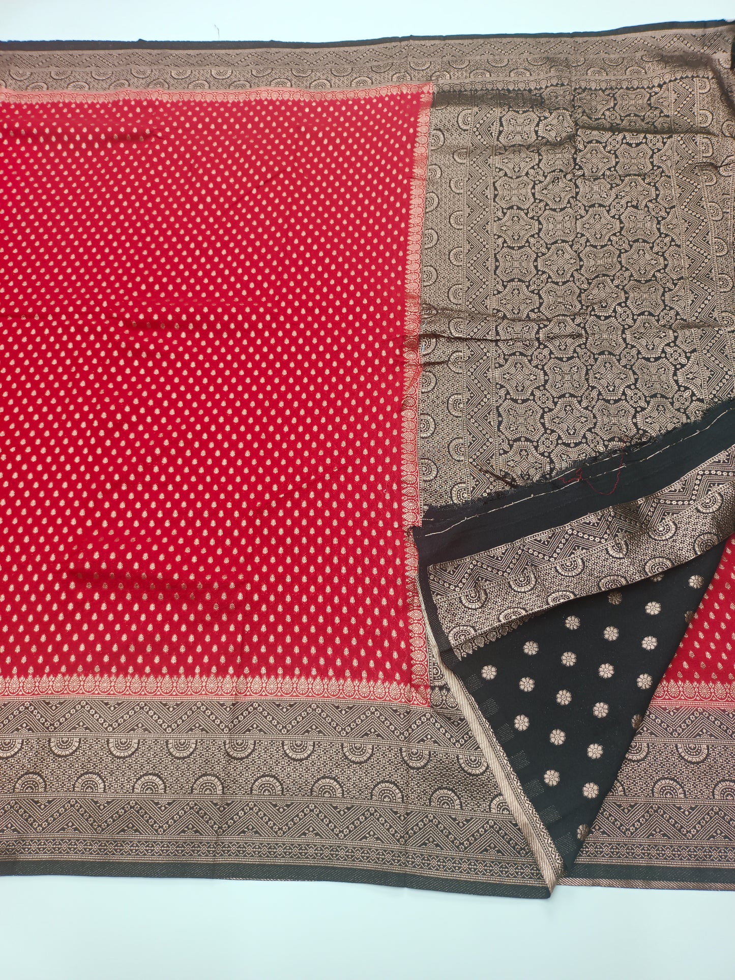 1000 BUTTA FANCY CREPE SAREE