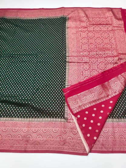 1000 BUTTA FANCY CREPE SAREE