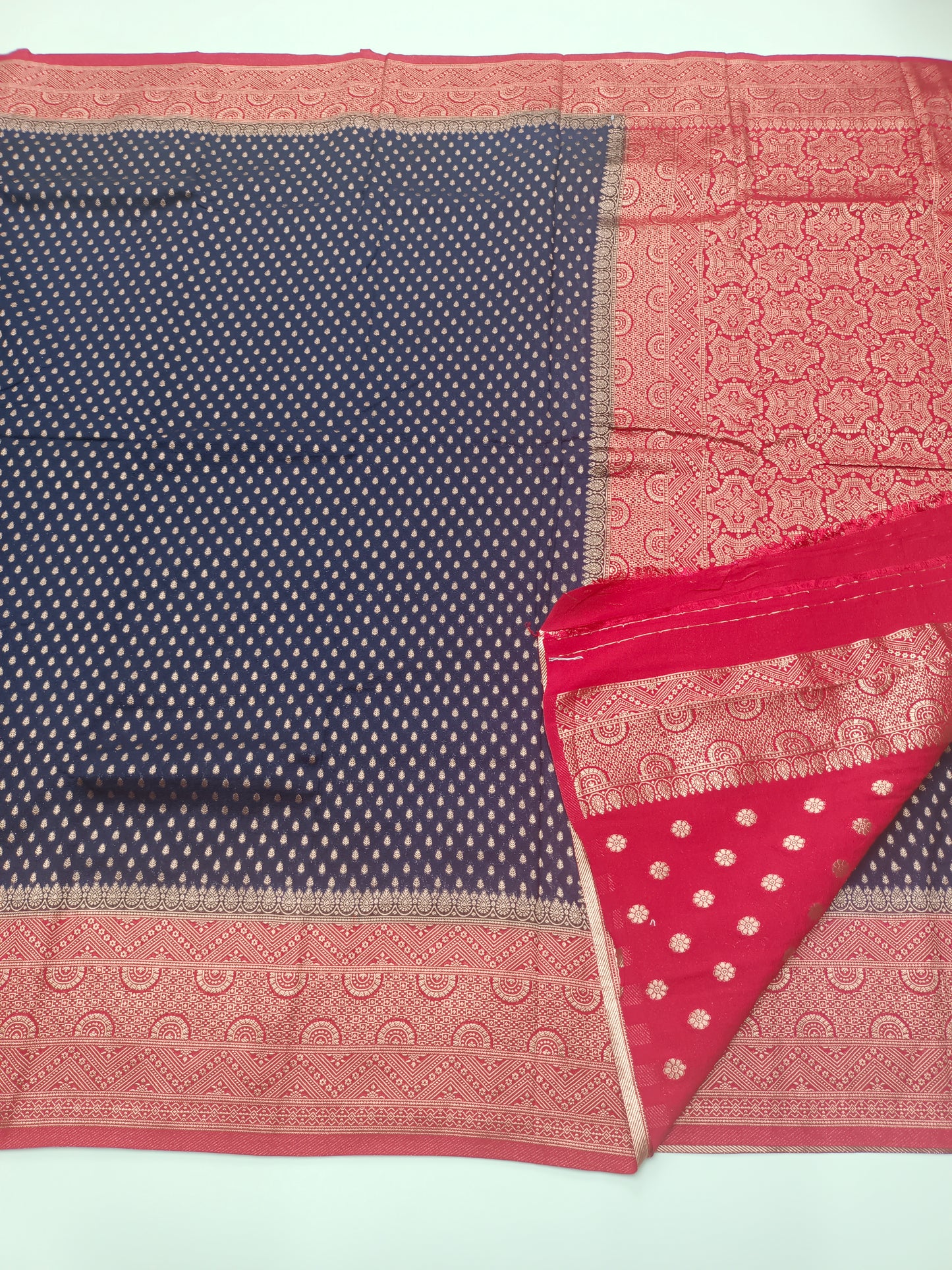 1000 BUTTA FANCY CREPE SAREE