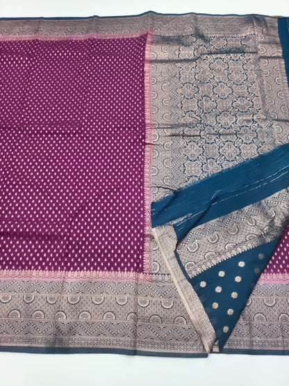 1000 BUTTA FANCY CREPE SAREE