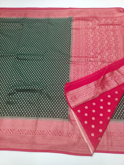 1000 BUTTA FANCY CREPE SAREE