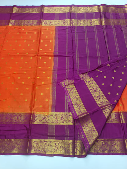SEMI CREPE SILK SAREE