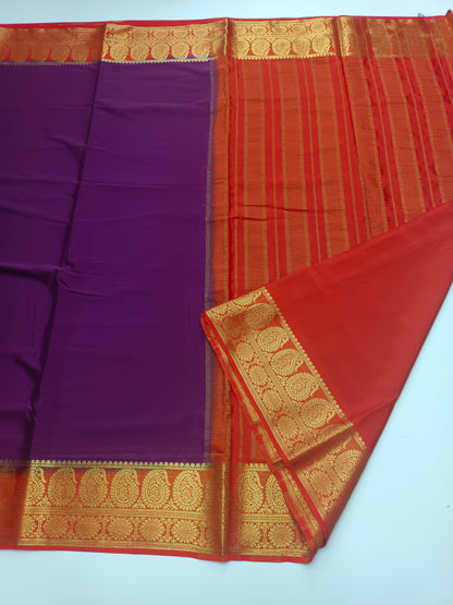 SEMI CREPE SILK SAREE