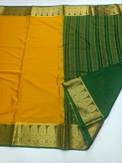 SEMI CREPE SILK SAREE