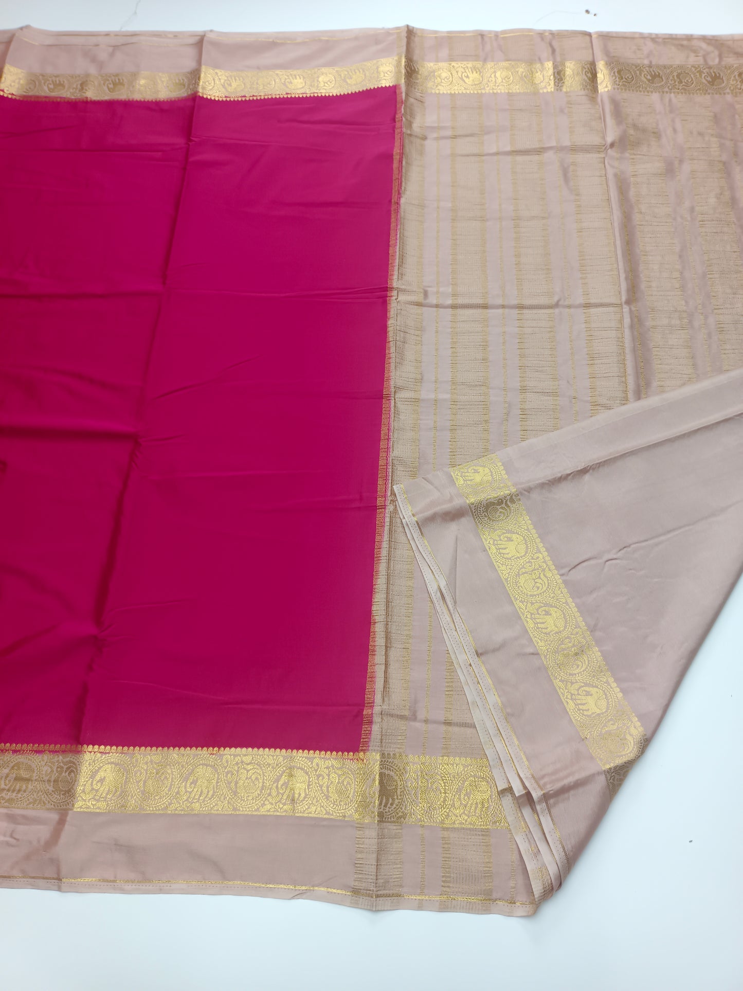 SEMI CREPE SILK SAREE