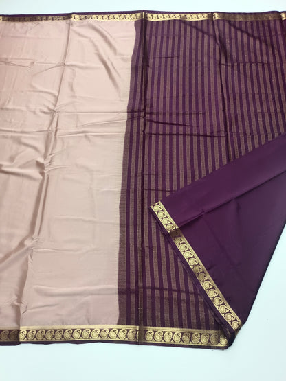 SEMI CREPE SILK SAREE