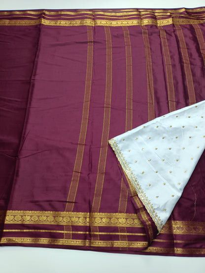 SEMI CREPE SILK SAREE