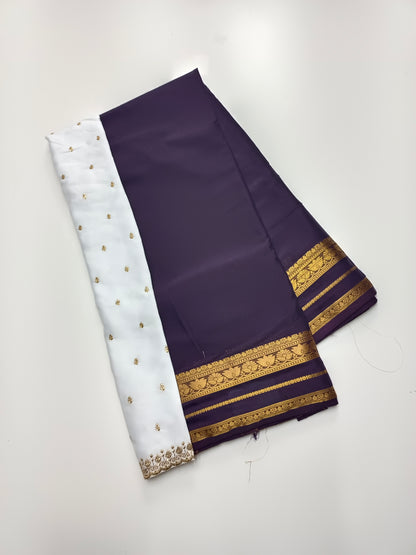 SEMI CREPE SILK SAREE