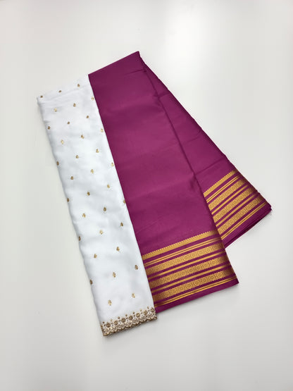 SEMI CREPE SILK SAREE