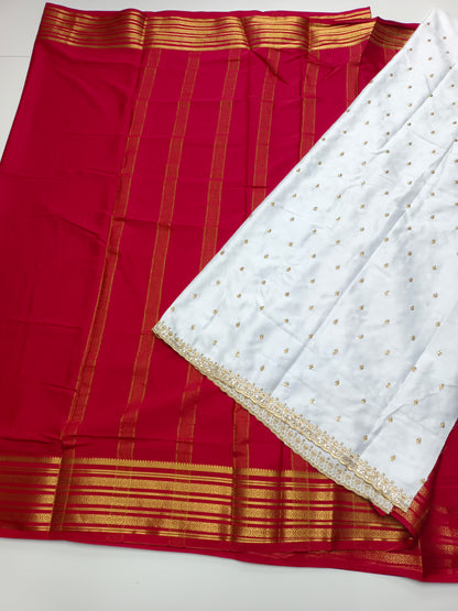 SEMI CREPE SILK SAREE