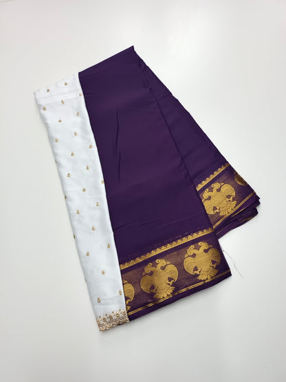 SEMI CREPE SILK SAREE