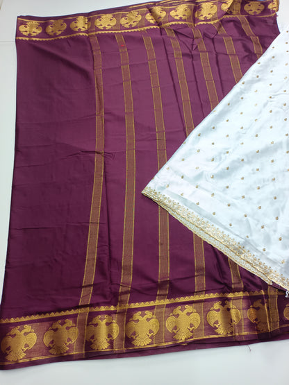 SEMI CREPE SILK SAREE