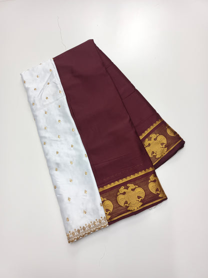 SEMI CREPE SILK SAREE