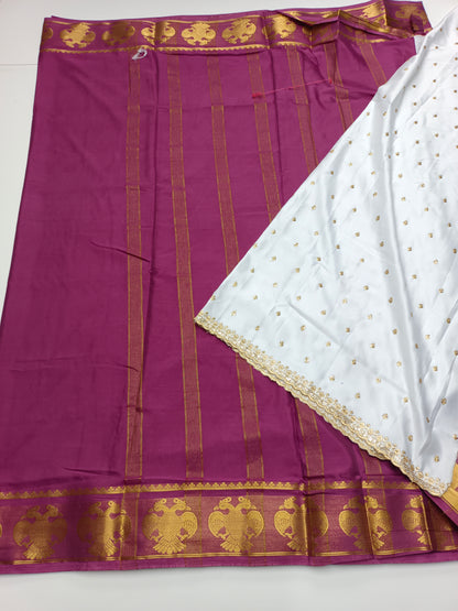 SEMI CREPE SILK SAREE